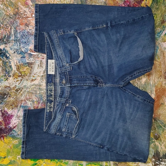 TK Axel mens slim boot cut jeans - Picture 1 of 11